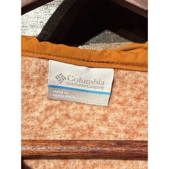 NEW! COLUMBIA - SWEATER WEATHER HOODED PULLOVER WARM COPPER SWEATER HALF ZIP - S - Picture 9 of 14